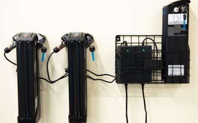 Lithium-Ion Power Packs-Wall Mounted Charging